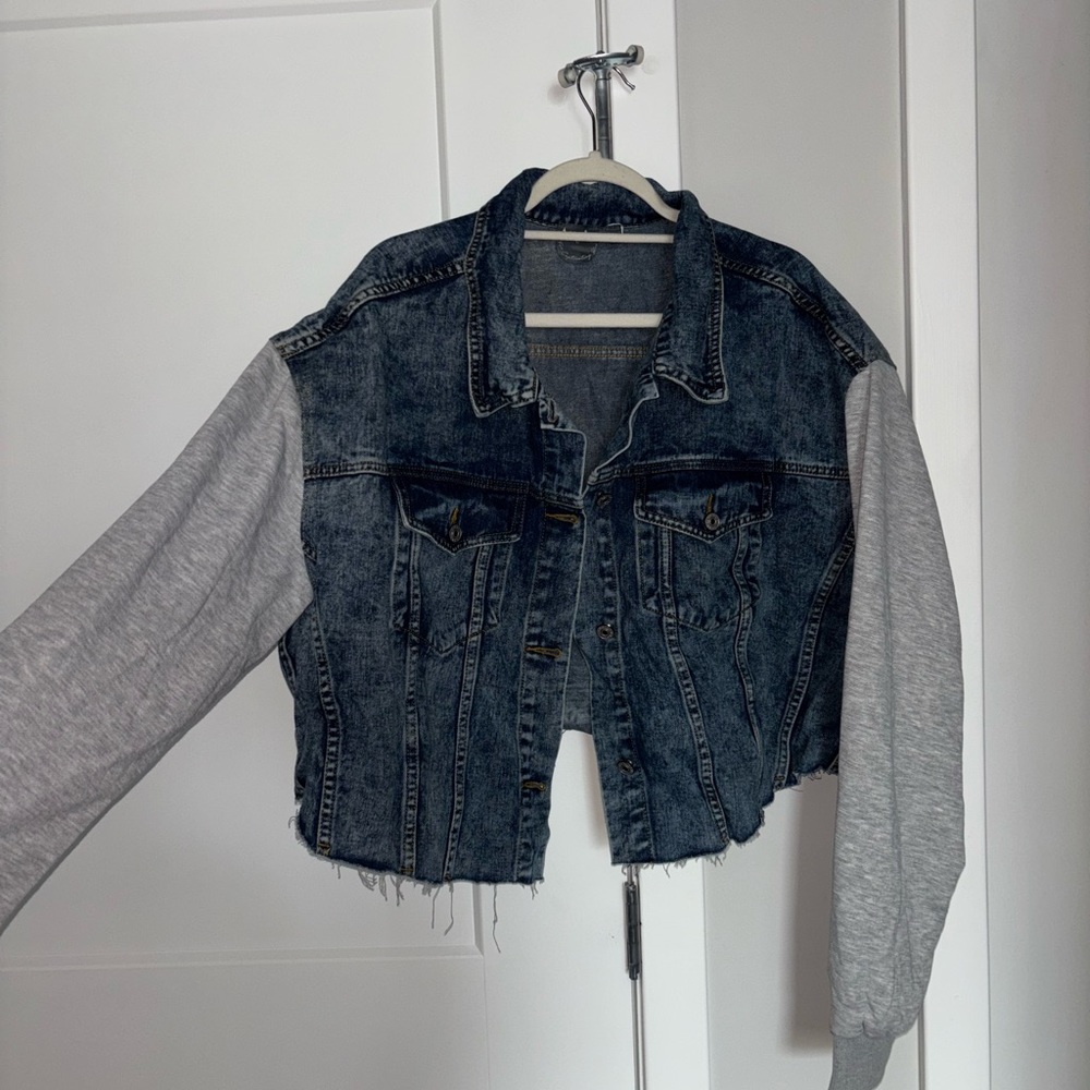 Denim and Gray Jacket
